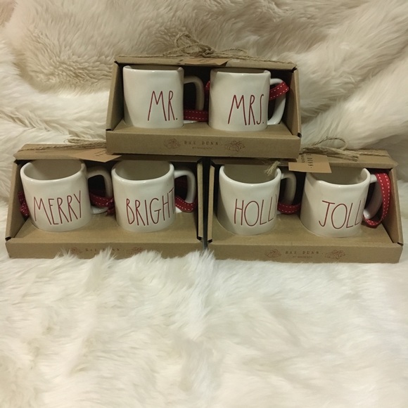 Rae Dunn Other - Rae Dunn Mini Mug Christmas Ornaments Rae Dunn Other - Rae Dunn Mini Mug Christmas Ornaments
